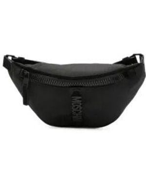 Moschino Moschino Logo-Patch Belt Bag - Black