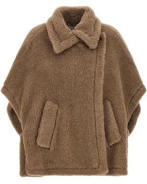 Max Mara 'Tebe' Cape - Brown