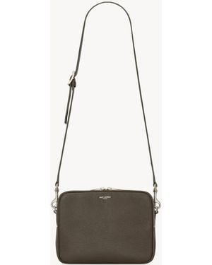 Saint Laurent "Camera Bag" Small Crossbody Bag - White