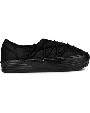 Palm Angels Snow Puffed Logo Sneakers - Black