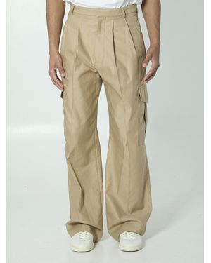 Celine Montauk Cargo Pants - Natural