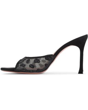 AMINA MUADDI Alexa Mesh Slipper 95 - Black