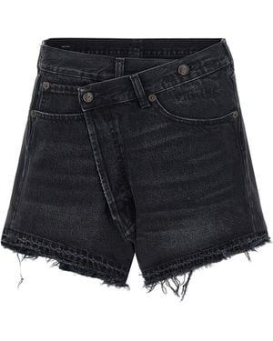 R13 'Cross Over' Shorts - Blue
