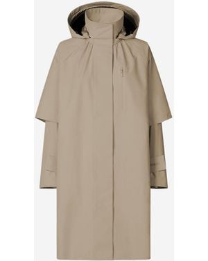 Save The Duck Nylon Hooded Jacket - Natural
