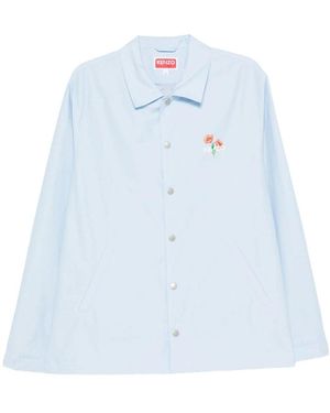 KENZO Archive Bouquet' Light Coach Jacket - Blue
