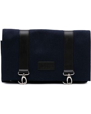 Dior Felt Travel Organizer Clutch - Blue