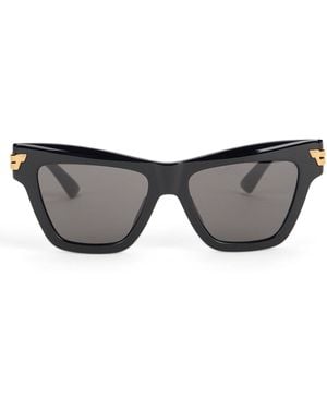 Bottega Veneta Sunglasses With Cat-Eye Frame - Gray