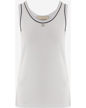 Valentino Tank Top Cotton - Gray