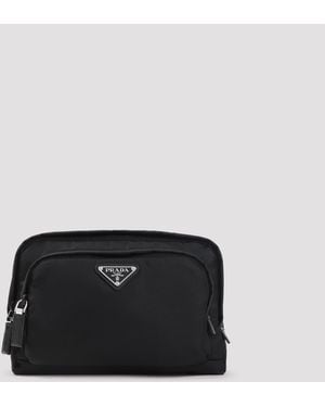 Prada Re-Nylon Pouch - Black