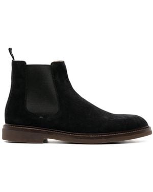 Brunello Cucinelli Suede Chelsea Boots - Black