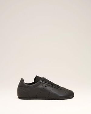 Ami Paris Cow Leather Soft Sneakers - Natural