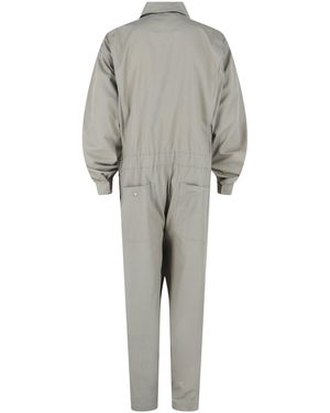 Givenchy Twill Utility Jumpsuit - Gray