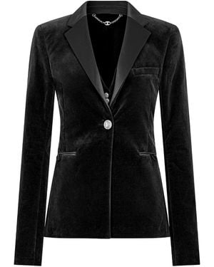 Rabanne Cotton Polyester Elastane Jacket - Black