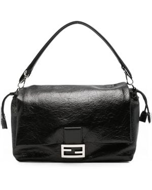 Fendi Large Baguette Tote Bag - Black