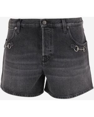 Gucci Jeans Short Cotton Denim - Black