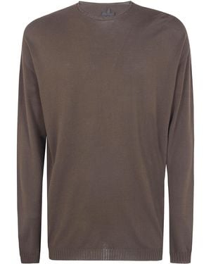 MD75 Light Cotton Long Sleeves Sweater - Brown