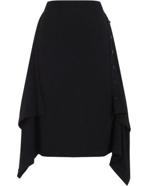Lemaire Buttoned Skirt - Black
