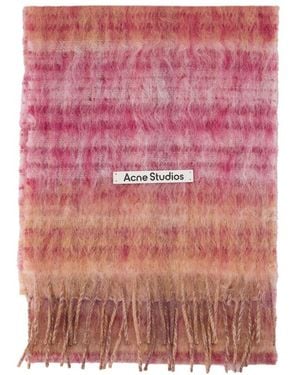 Acne Studios Wool Scarf - Pink