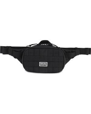 KENZO Logo Belt Bag - Black