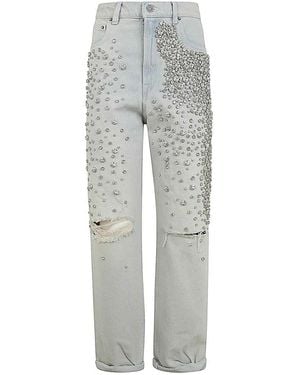 Golden Goose Bleached Washed Denim - Gray