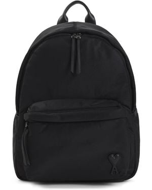 Ami Paris Backpacks - Black