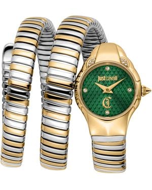 Just Cavalli Snake Quartz Watch Jc1L393M0045 - Multicolor