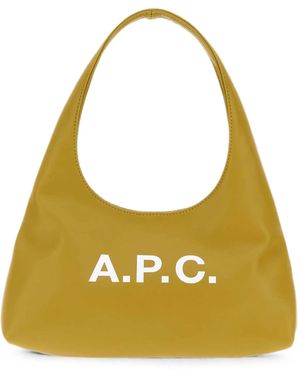 A.P.C. Small Ninon Shoulder Bag - Metallic