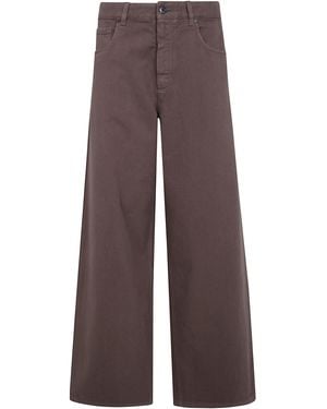 Brunello Cucinelli Dyed Pants - Brown