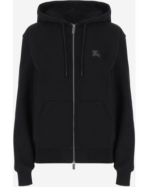 Burberry Cotton Sweatshirt - Black