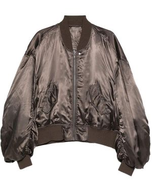 Rick Owens "Secchia Flight"Padded Jacket - Brown