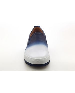 Ferragamo Plain Slip-On — Ombre - Blue