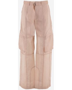 Frankie Shop Cargo Pants Kelly - Natural