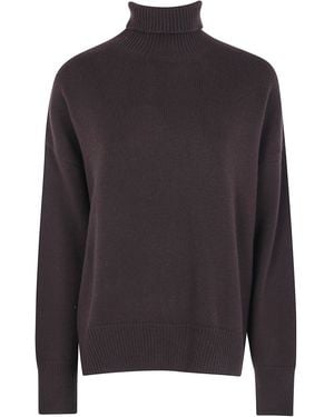 Mrz Turtleneck Oversized Sweater - Black