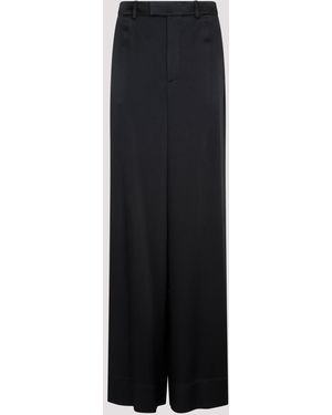 Saint Laurent Loose Fit Pants - Black
