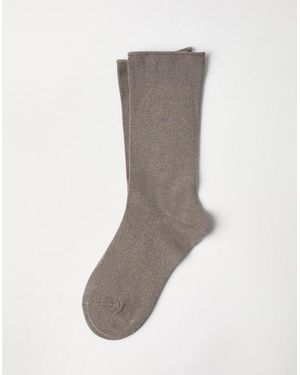 Brunello Cucinelli Light Wool Blend Socks - Gray
