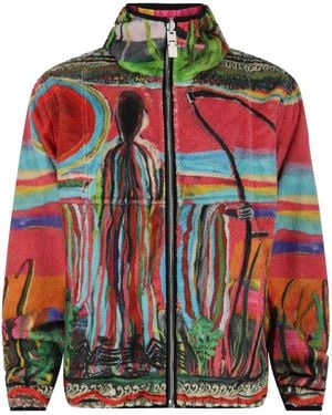 Givenchy Josh Smith Reversible Fleece Jacket - Red