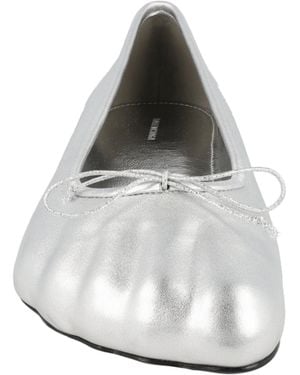 Balenciaga Anatomic Ballerina Flats - White