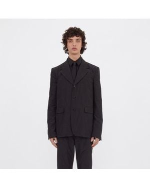 Ferragamo Single-Breasted Notch-Lapel Jacket - Black