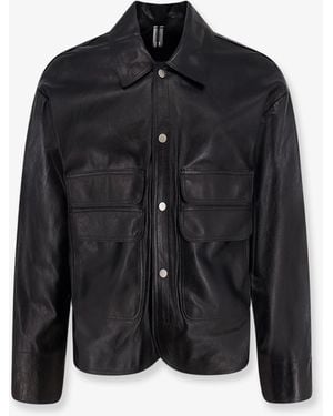 DFOUR® Leather Jacket - Black