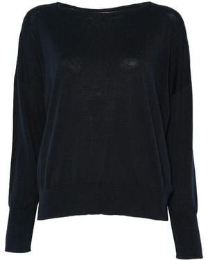 Zanone Fine-Knit Top - Black