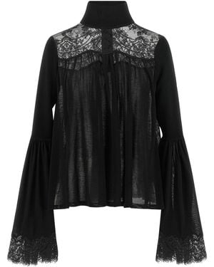 Zimmermann 'Valiant' Blouse - Black