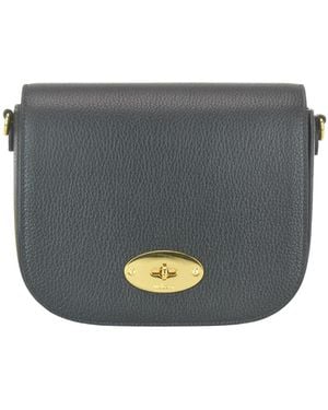 Mulberry Darley Grain Leather Small Bag - Gray