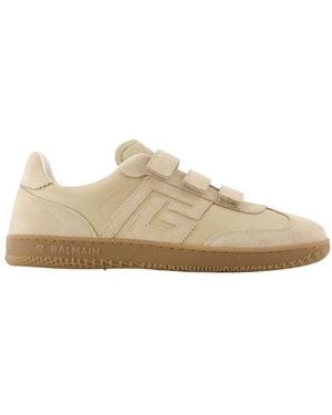 Balmain Swan Scratch Sneakers - Natural