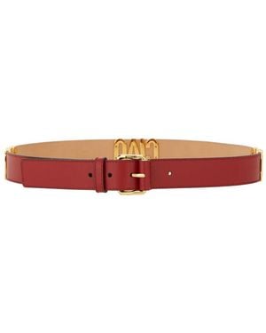 Moschino Hello Belt - Red