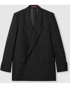 Gucci Double-Breasted Jacket - Black