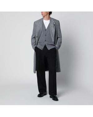 Lardini Doublebreasted Coat - Black