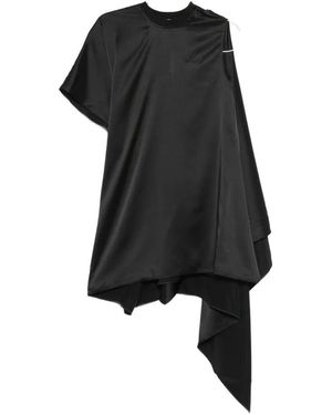 Coperni "Zero Waste" Draped Dress - Black