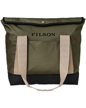 Filson "All-Weather Tote Bag" Printed Shrub Camouflage - Green