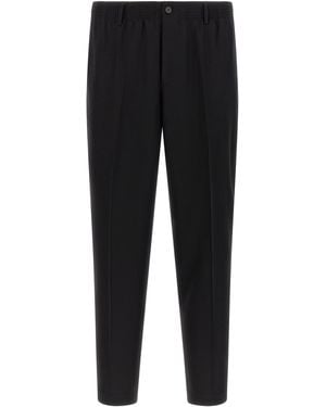 Cellar Door 'Ciak' Tapered Pants - Black