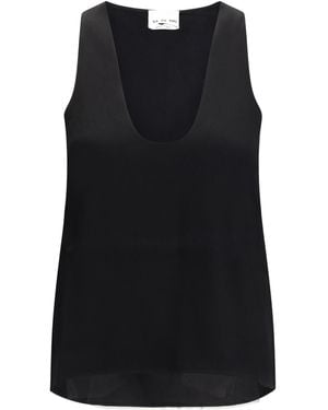 Sa Su Phi Sleevless Top - Black